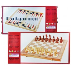 3 in 1 Wooden Chess Set